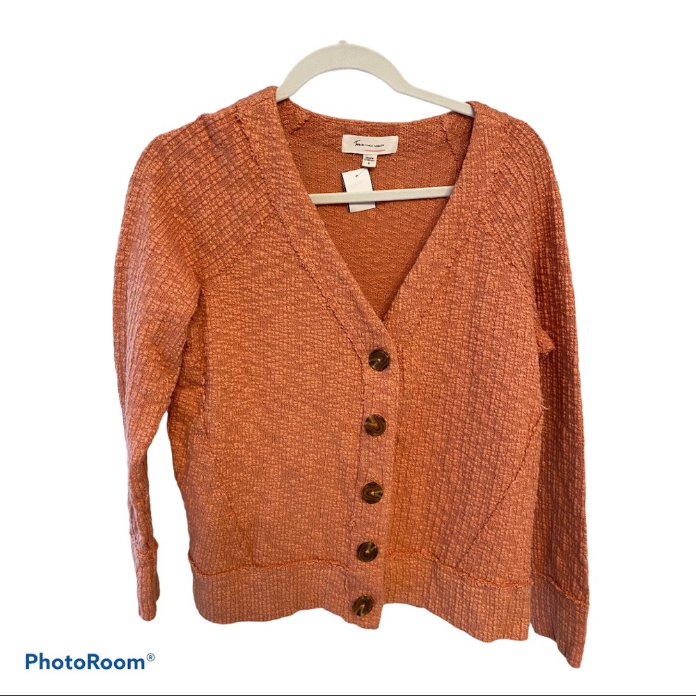 Vince Camuto salmon cardigan